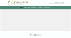 Desktop Screenshot of chesapeakelaser.com